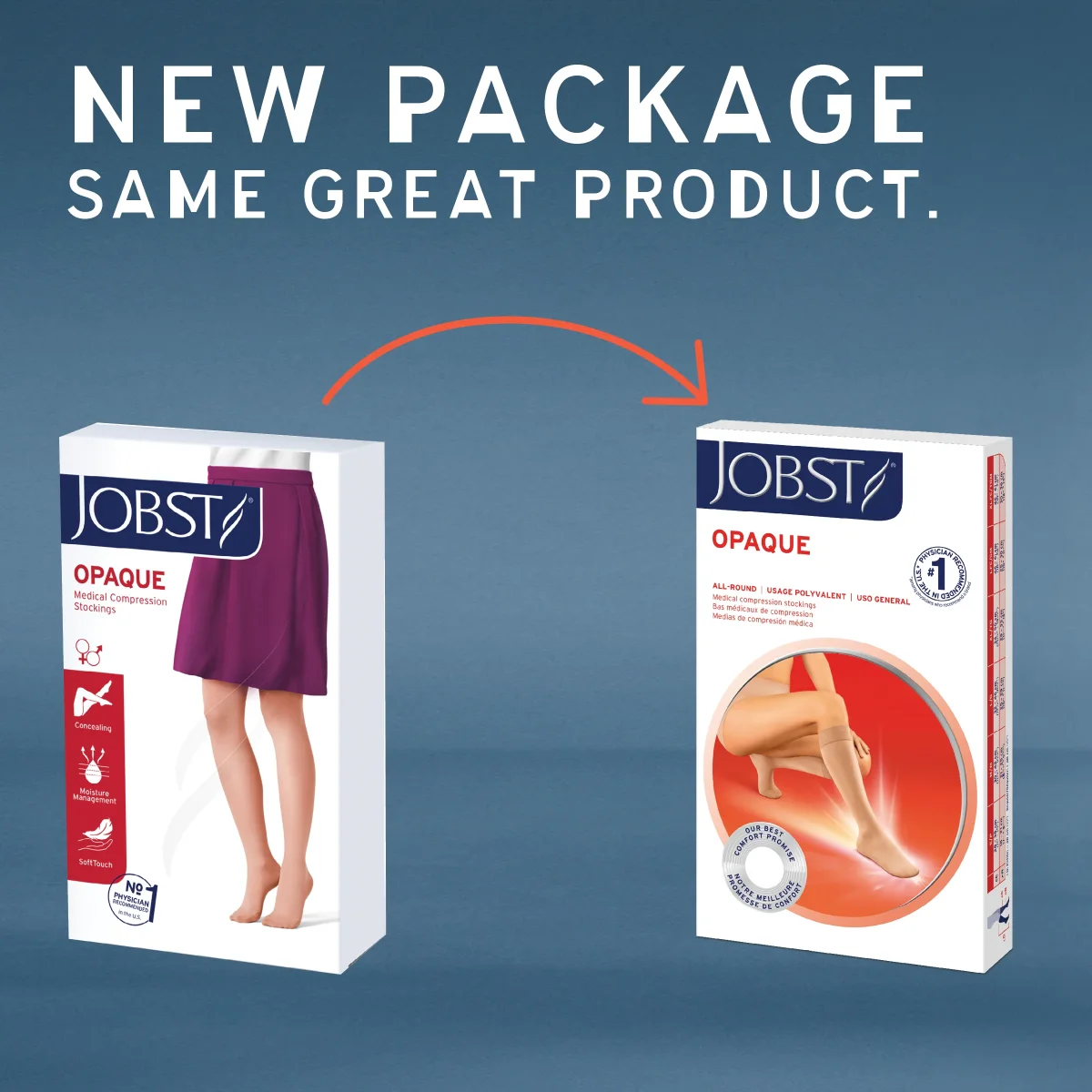 JOBST® Opaque Women's Knee High 20-30 mmHg - Image 4