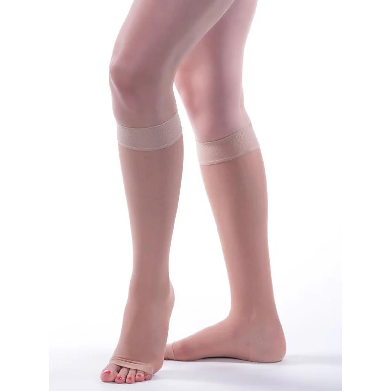 Allegro Essential Sheer Support Knee Highs 20-30 mmHg, Open Toe #19 - Image 2