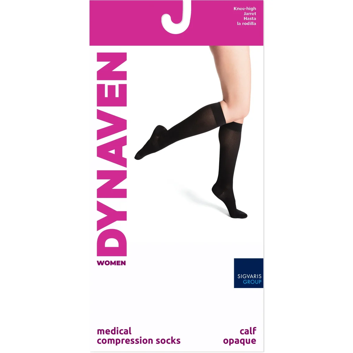Dynaven Opaque Women's Knee High 30-40 mmHg - Image 4