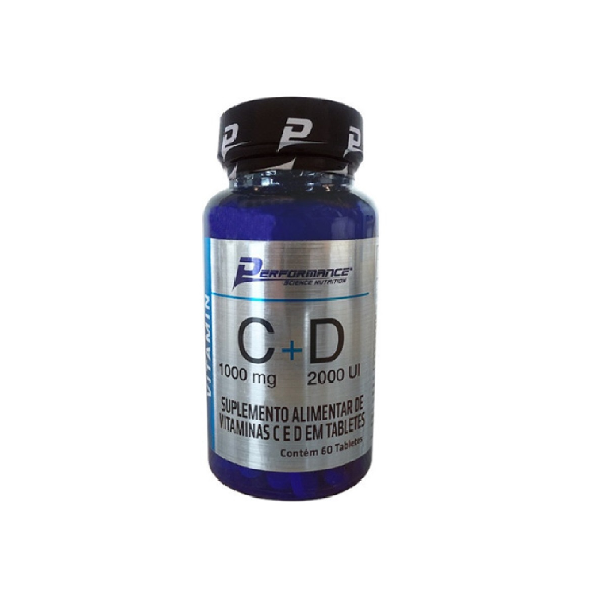 Vitamina C 1000mg + Vitamina D3 2000ui Performance Nutrition – 60 Tabletes