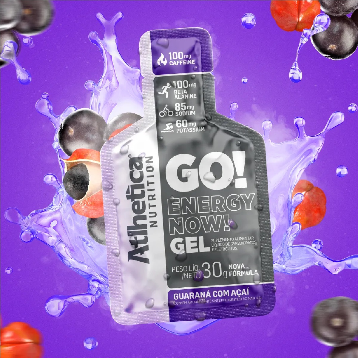 Gel Go! Energy Now Atlhetica Nutrition 10 Sachês – 30g - Image 4