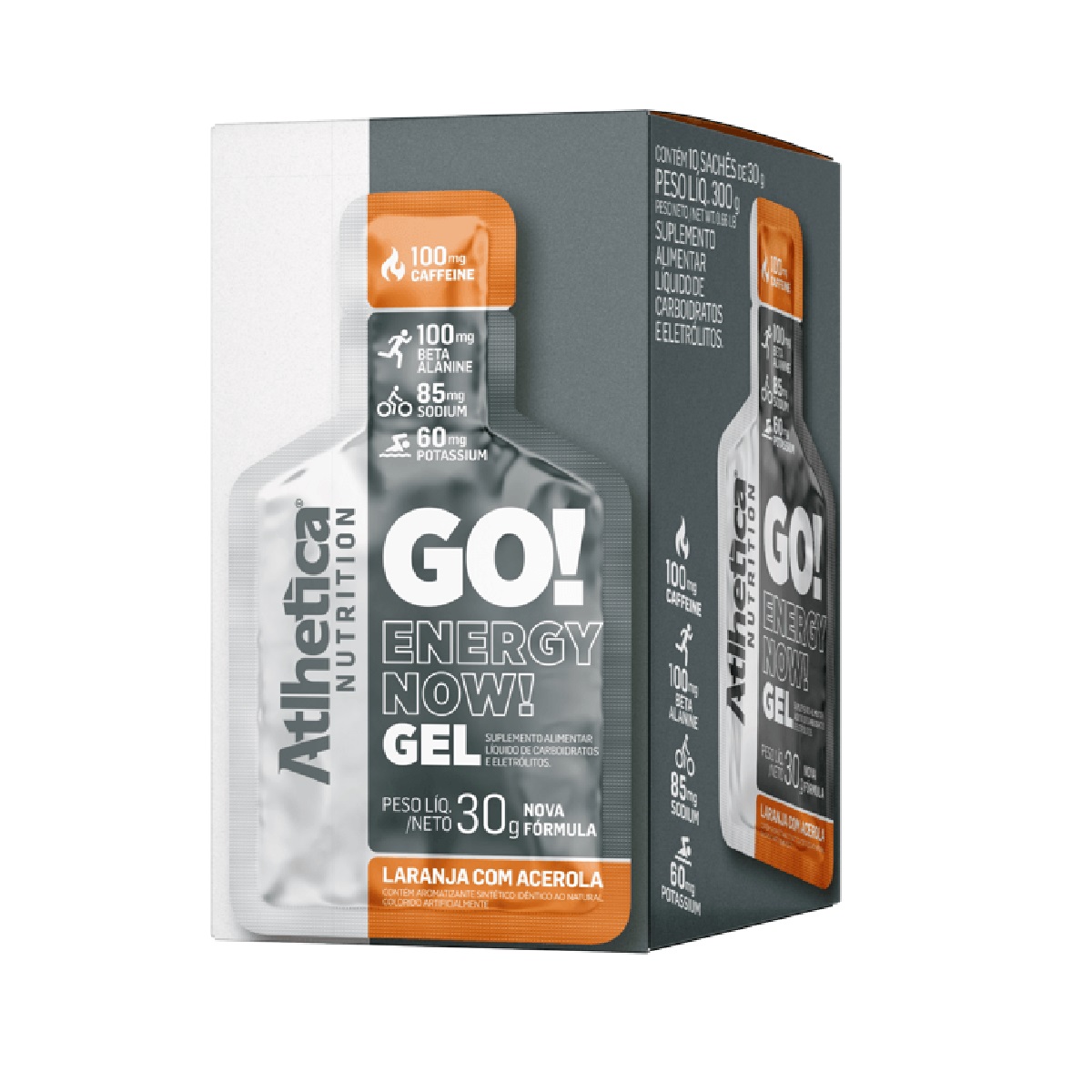 Gel Go! Energy Now Atlhetica Nutrition 10 Sachês – 30g - Image 5