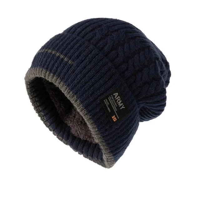 Gorro de Tricô Forrado Unissex para Inverno - Image 5