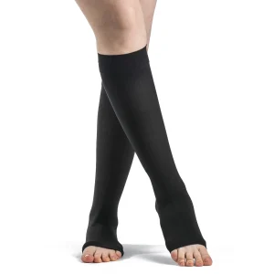 Sigvaris Opaque Knee High 30-40 mmHg, Open Toe