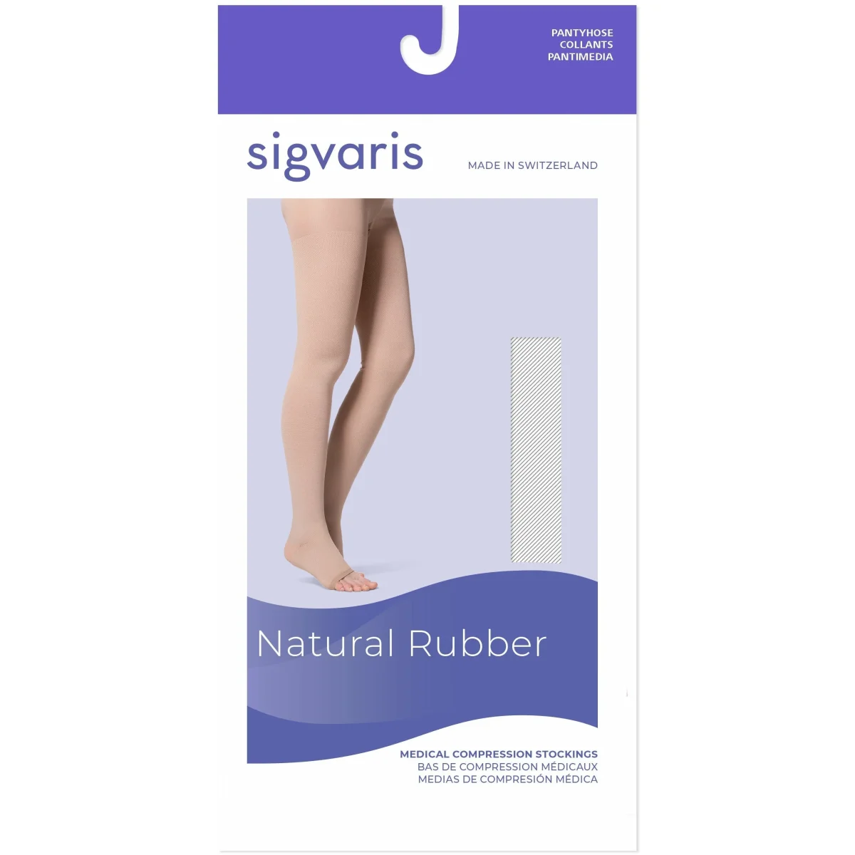 Sigvaris Natural Rubber Pantyhose 30-40 mmHg - Image 3