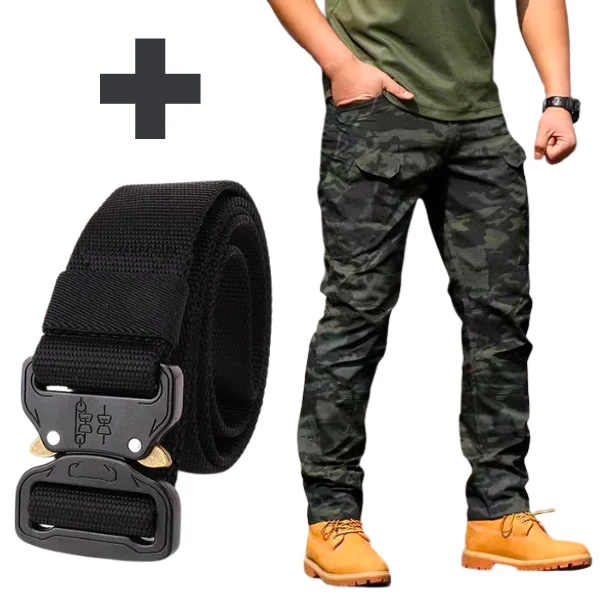 Calça Tática Militar Impermeável - Delta Force + Cinto - Image 5