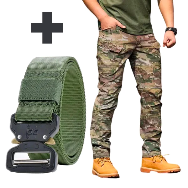 Calça Tática Militar Impermeável - Delta Force + Cinto - Image 3