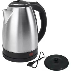 Chaleira Elétrica Inox 1.8 Litros – Jarra Prateada