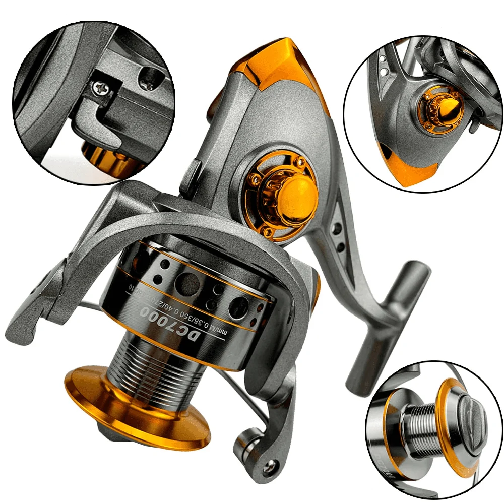 Molinete de Pesca Profissional Drag 12Kg e 13 Rolamentos - Image 6