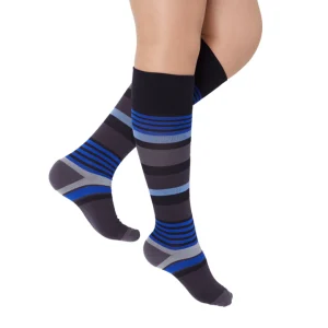 Rejuva® Motley Stripe Knee High 15-20 mmHg