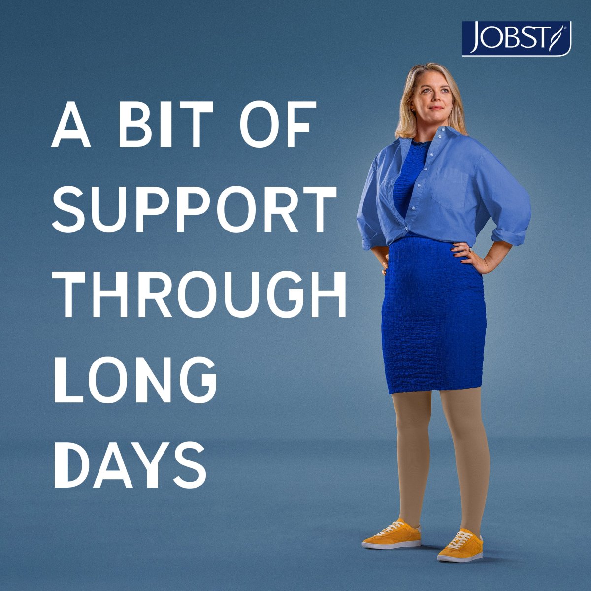 JOBST® Relief Knee High 20-30 mmHg, Open Toe - Image 8
