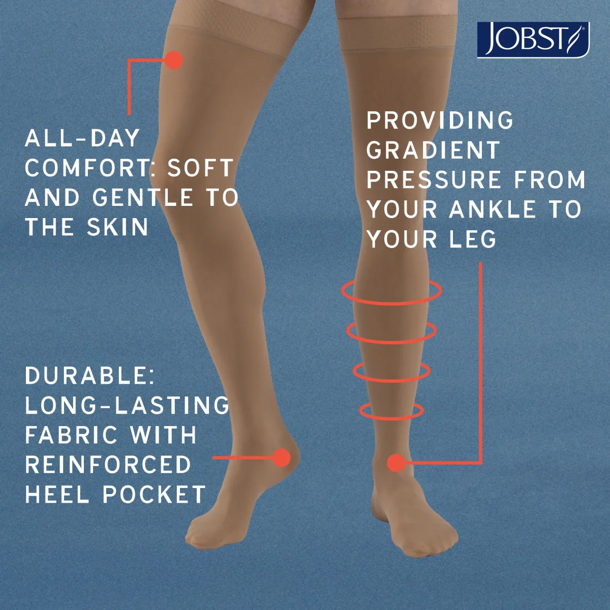 JOBST® Relief Knee High 30-40 mmHg - Image 7