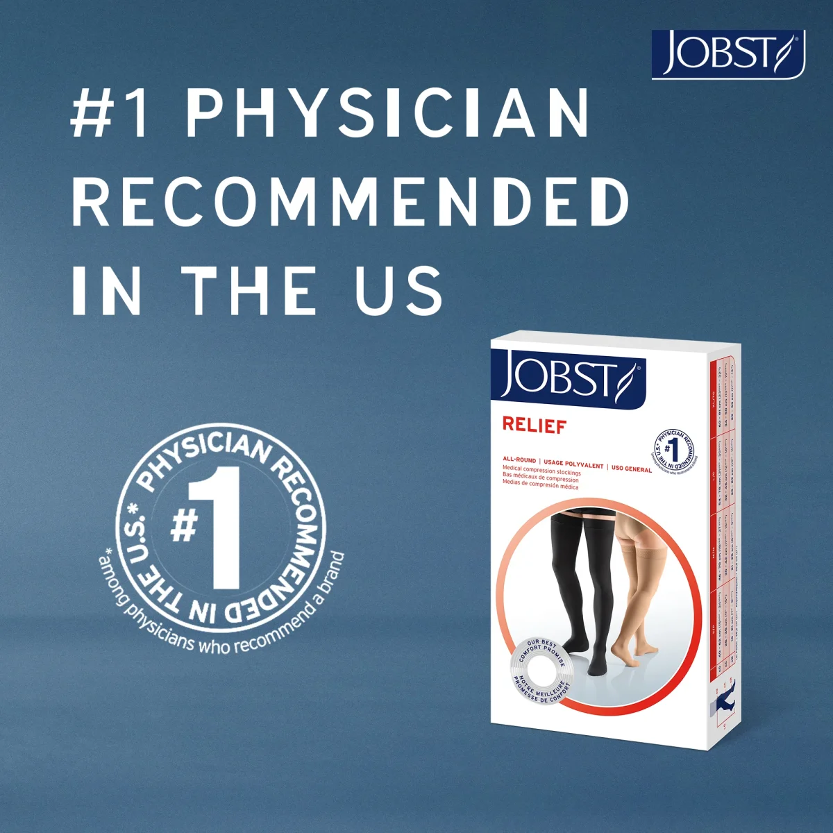 JOBST® Relief Knee High 30-40 mmHg - Image 9