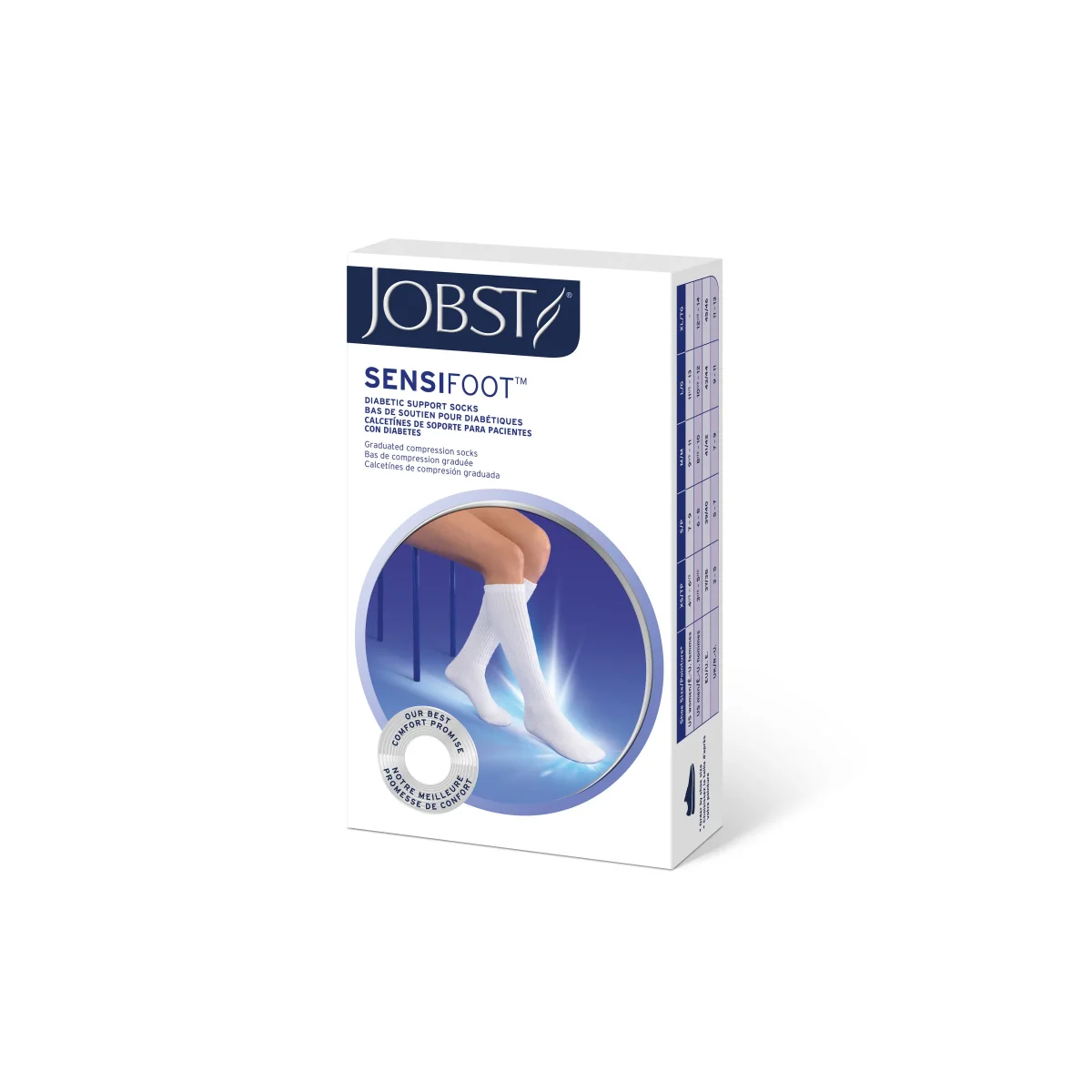 JOBST® Sensifoot Diabetic Compression Knee High 8-15 mmHg - Image 6