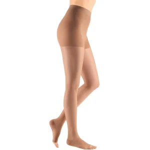 Mediven Sheer & Soft Women's Pantyhose 15-20 mmHg, Open Toe