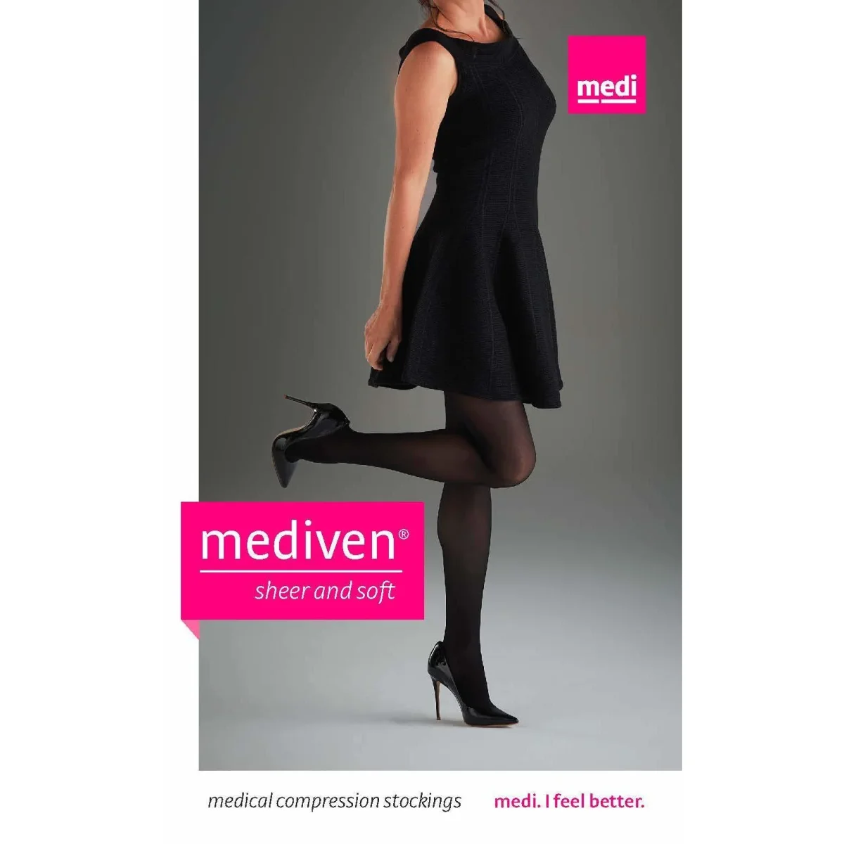Mediven Sheer & Soft Women's Knee High 20-30 mmHg, Open Toe - Image 5