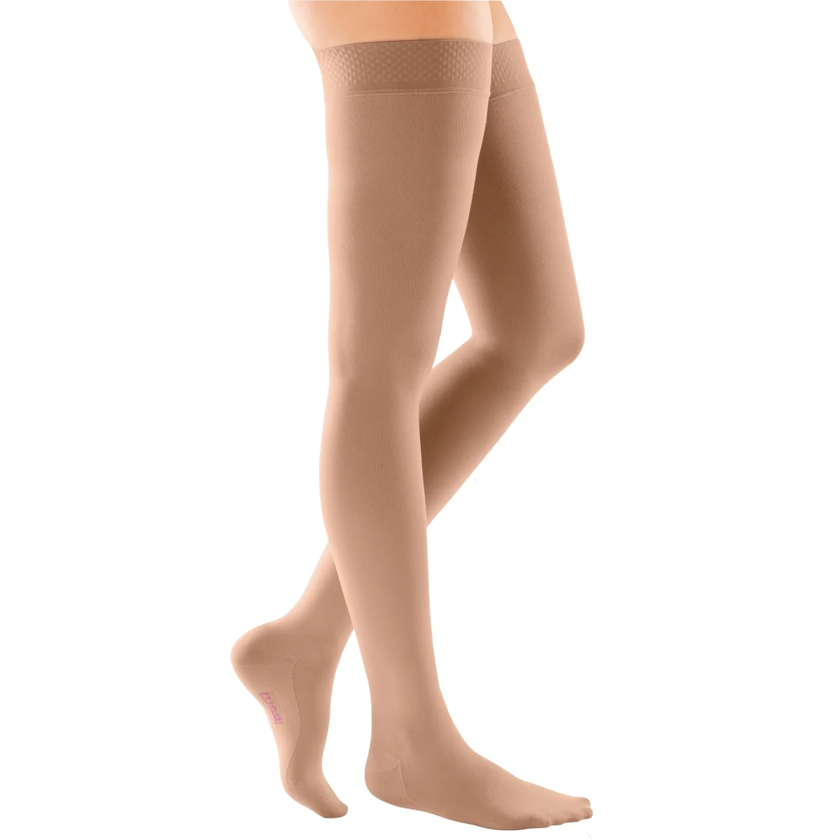 Mediven Comfort Thigh High 30-40 mmHg w/ Beaded Silicone Top Band - Image 2