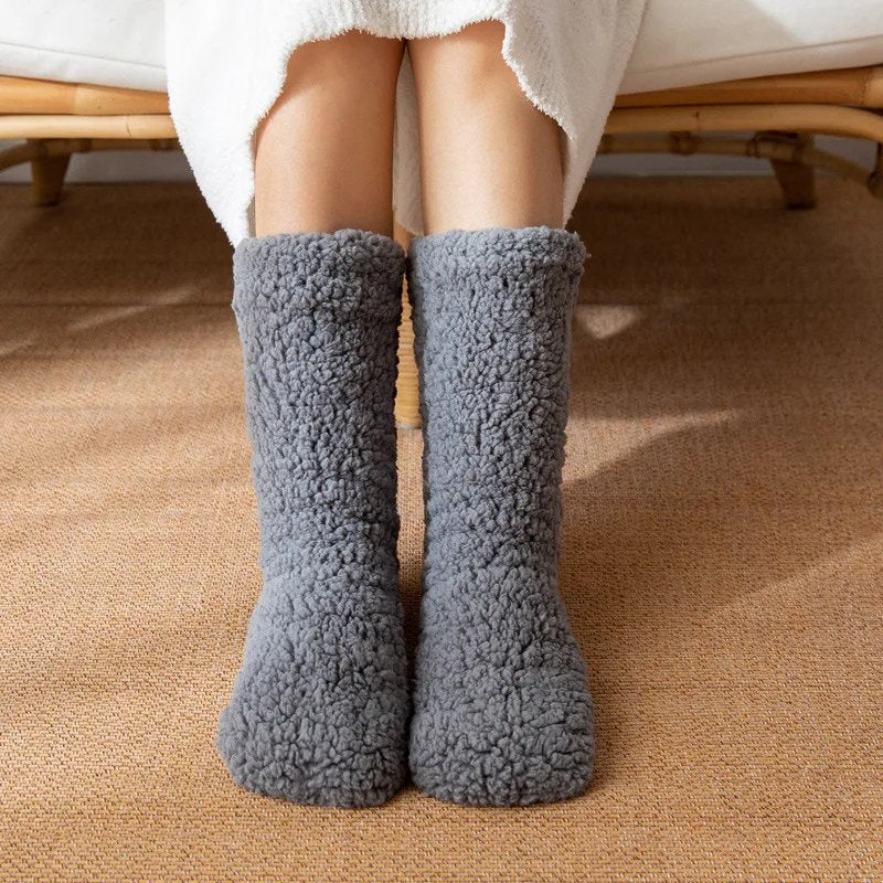 Soquete Térmico Feminino em Cashmere - Toque Aveludado para Dormir, Piso Frio e Estações Geladas (Pague 1 Leve 2) - Image 2