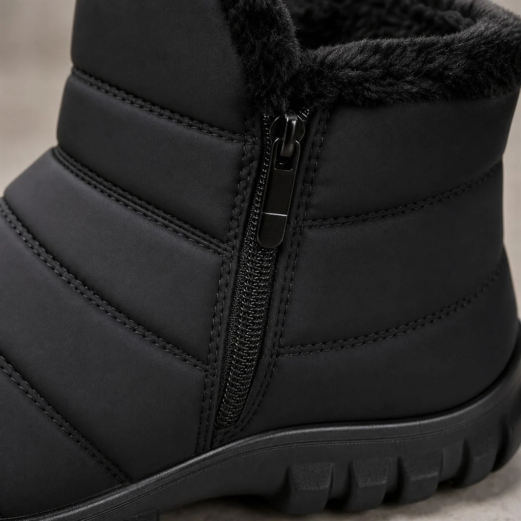 Tênis Masculino Estilo Bota de Neve com Zíper Lateral - Impermeável, Térmico e Antiderrapante - Image 6