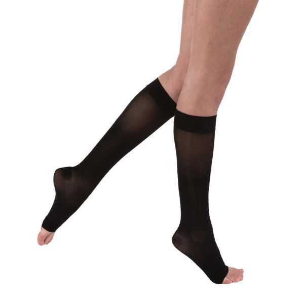 JOBST® UltraSheer Women's Knee High 20-30 mmHg, Open Toe - Image 5
